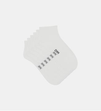 Lot de 3 paires de chaussettes Coton - Dim - Blanc