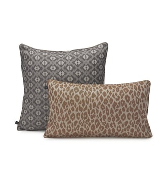 Housse de coussin Nature Sauvage 100% coton Le Jacquard Francais