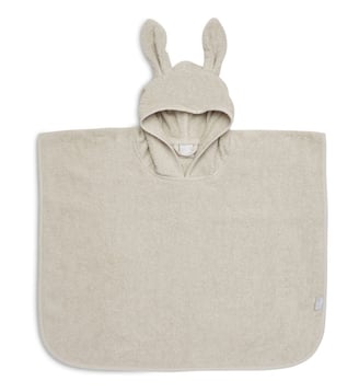 Poncho de bain lapin - Jollein - Écru