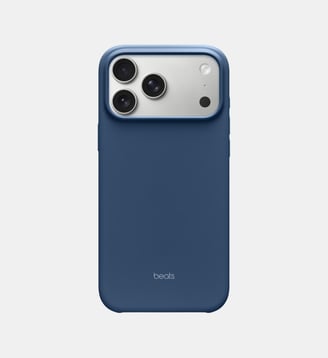 Coque iPhone 17 Pro Max MagSafe bleu basalte - Beats - Bleu