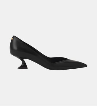 Escarpin Midnight Step En Cuir - Lanvin - Noir