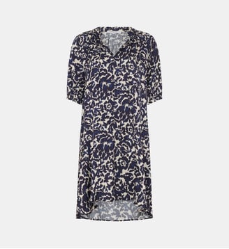 Robe courte imprimé floral abstrait - RALIAH - Gerard Darel - Encre