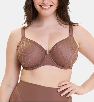 Soutien-gorge emboîtant Perfect Curves - Sans Complexe - Marron muscade