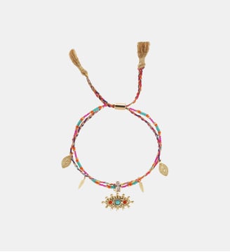 Bracelet multiliens réglable pampilles INSOLENTE - Hipanema - Multicolore