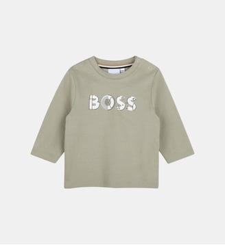Tee-shirt manches longues - BOSS Kidswear - Gris