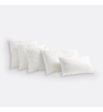 Lot de 2 coussins de garnissage Terra - La Redoute Interieurs - Blanc