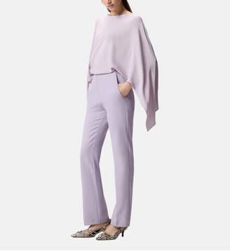 Combinaison-pantalon dos nu avec collier bijou - Pinko - Violet
