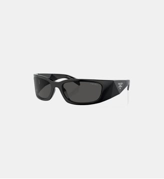 Lunettes de soleil Papillon PR A14S - Prada - Gris foncé