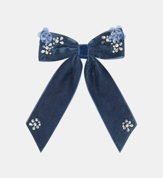 Barrette -  velours sequins - Tartine Et Chocolat - Marine