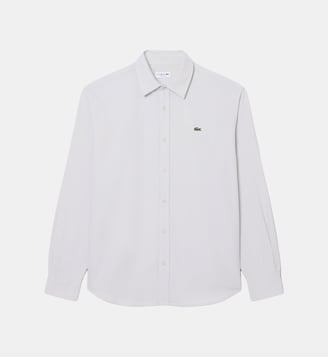 Chemise flanelle regular fit - Lacoste - Gris
