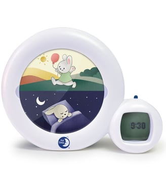 Veilleuse indicateur de réveil Kid's Sleep - Pabobo - Blanc