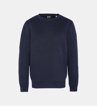 Pull army col rondBLEU MARINE4SMALL - Schott - Bleu marine