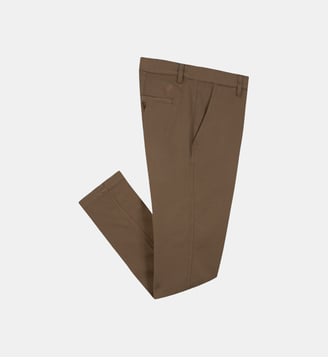 Pantalon coton BRIX REGULAR - Faguo - Camel