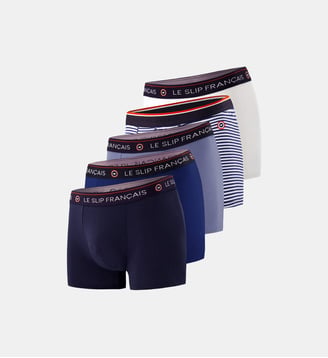 Lot de 5 boxers en coton Le Slip Francais