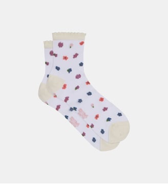 Chaussettes transparentes Socks Petal - Dim - Rose