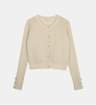 Cardigan en tricot - Michael Kors Kids - Aspen gold
