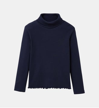 Sous-pull  - Coton biologique - Cyrillus - Marine