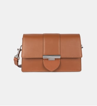 Petit sac trotteur Paris Ily en cuir - Lancaster - Camel