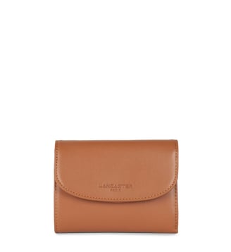 Portefeuille dos à dos Paris cuir lisse - Lancaster - Camel