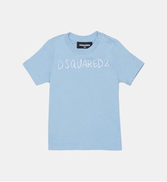 T-shirt avec logo - Dsquared2 - Brouillard bleu