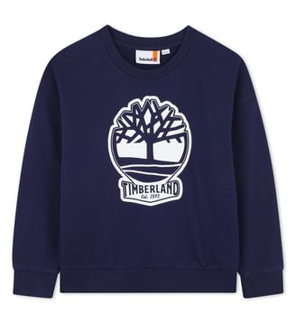 Sweat-shirt avec imprimé logo - Timberland - Medieval blue