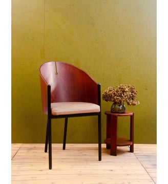 Chaise en bois cintré Alma N°1919- Produit chiné - Debongout - Noir