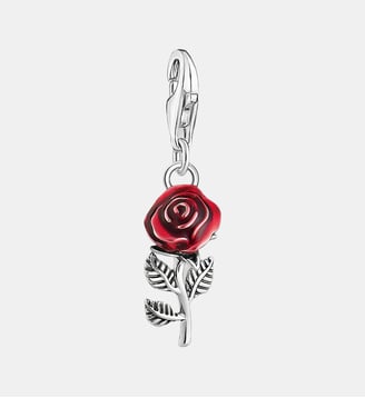 Breloque Charm, rose rouge - Thomas Sabo - Argent