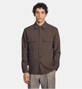 Chemise à poches plaquées Sandro