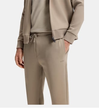 Pantalon de jogging en coton stretch signature BOSS