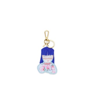 Charm figurine avec imprimé fleuri - Marni - Bleu