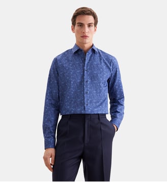 Chemise d'affaires 1/1 Regular Col Kent - Seidensticker - Navy