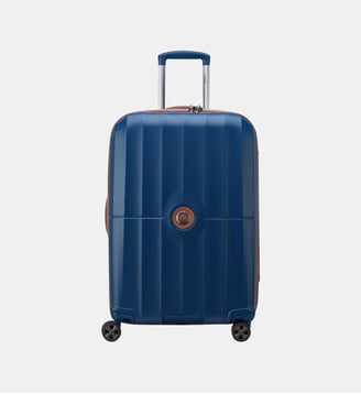 Valise rigide 4R 67 cm - Delsey Paris - Bleu foncé