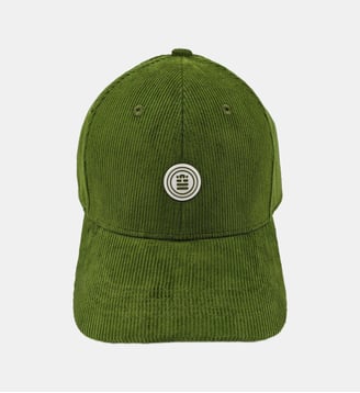 Casquette badge logo en velours côtelé - Serge Blanco - Kaki