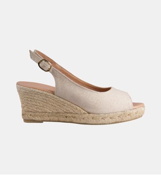 Espadrilles slingback - Jules & Jenn - Doré