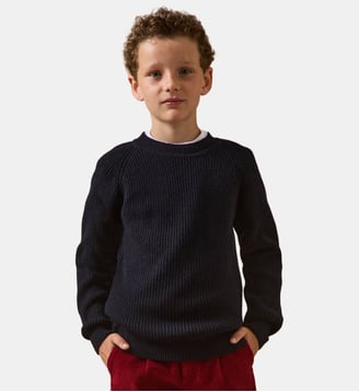 Pull en laine - Cyrillus - Marine
