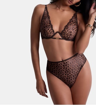 Culotte taille haute - Aubade - Marron