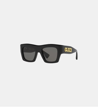 Lunettes de soleil Rectangulaire GG1772S - Gucci - Noir