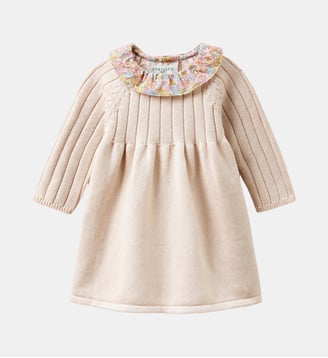 Robe  Tricot col Liberty - Cyrillus - Liberty annie and may rose