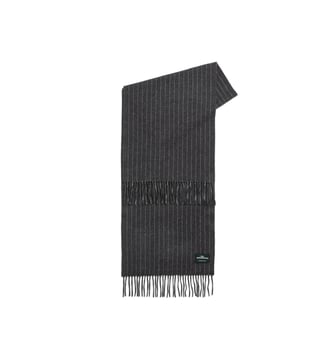 Écharpe en laine Strafford Terrace - Rodd & Gunn - Charcoal pin stripe