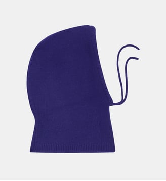 Cagoule à cordons en cachemire - Bompard - Ultraviolet