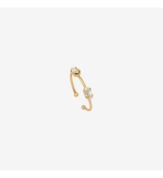 Bague double divine crystal Caroline Najman