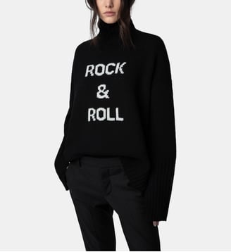 Pull Alma 100% Laine Mérinos - Zadig&Voltaire - Noir