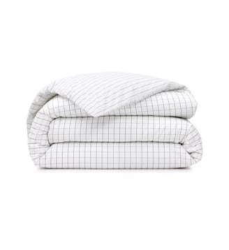 Housse de couette en percale de coton - Lacoste Home - Vert