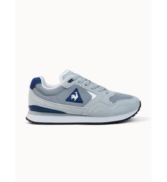 Sneakers retro-running en mesh et suede Solar - Le Coq Sportif - High rise et moonlit ocean