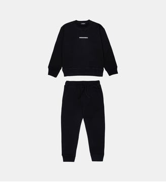 Combinaison longue en polaire avec logo - Dsquared2 - Noir