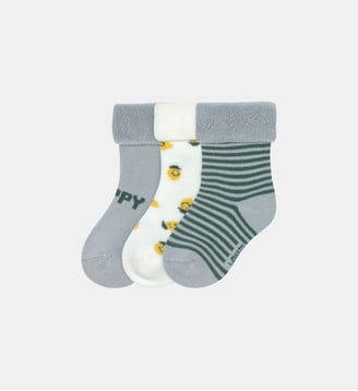 Lot de 3 chaussettes - Lassig - Bleu