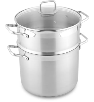 Couscoussier 26cm inox avec couvercle Essentiel B