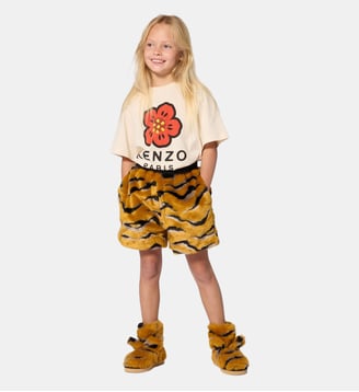 Tee-shirt manches courtes - Kenzo Kids - Pale trench