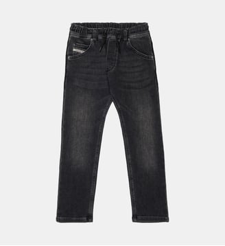 Jeans coupe regular noir - Krooley - Diesel Kids - Denim noir