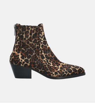 Boots esra - cuir imprimé façon animalier Colisée Paris